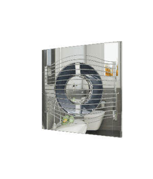 Бытовой вентилятор осевой DiCiTi SLIM 5C Chrome D125