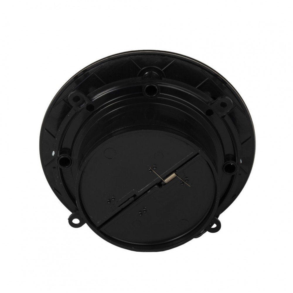 Тонкий бесшумный вытяжной вентилятор для ванной Mmotors ММР 100 стекло круг черный матовый