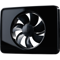 Вытяжной вентилятор Fresh Intellivent Black 100/125 5Вт Черный