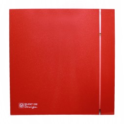 Вентилятор вытяжной Soler Palau SILENT-200 CZ RED DESIGN 4C
