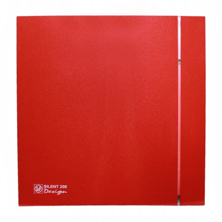 Вентилятор вытяжной Soler Palau SILENT-200 CZ RED DESIGN 4C