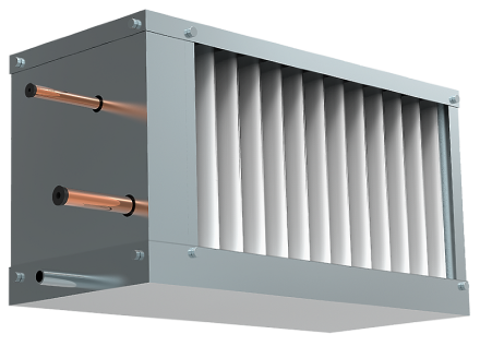 Фреоновый охладитель для прямоугольных воздуховодов Shuft WHR-R 800x500-3