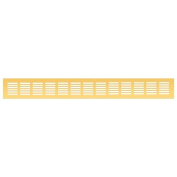 Вентиляционная решетка Благовест 60x500 золото