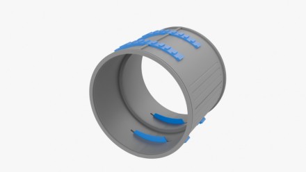 Муфта соединительная Flexag FLS75-G, цвет серый