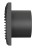 Бытовой вентилятор осевой DICITI SILENT 5C D125мм Matt Black