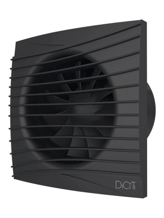 Бытовой вентилятор осевой DICITI SILENT 5C D125мм Matt Black