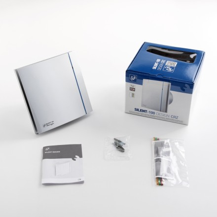 Вентилятор вытяжной Soler Palau SILENT-100 CRZ SILVER DESIGN 3C