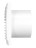 Бытовой вентилятор осевой DICITI SILENT 5C MRH D125мм White