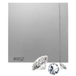 Вентилятор вытяжной Soler Palau SILENT-100 CZ SILVER DESIGN SWAROVSKI