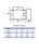 Тройник для плоских и круглых каналов ERA 922ТПП 90x220