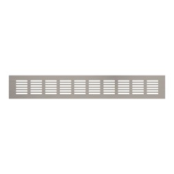 Вентиляционная решетка Благовест 60x400 матовый метал