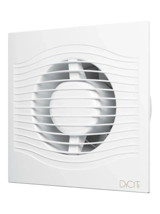 Бытовой вентилятор осевой DICITI SLIM 4C D100мм White