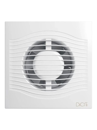Бытовой вентилятор осевой DICITI SLIM 4C D100мм White