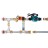 Смесительный узел с гибкими подводками Shuft MST 25-40-2.5-C24-F