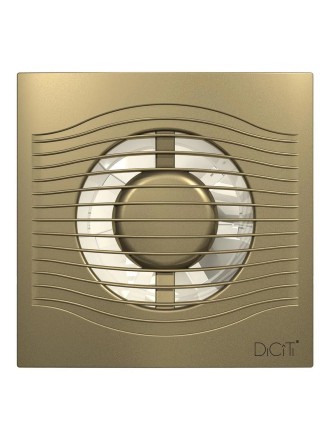 Бытовой вентилятор осевой DICITI SLIM 4C D100мм Champagne