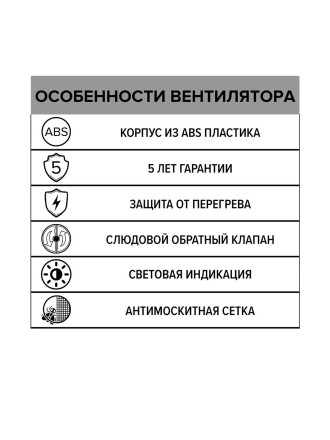 Бытовой вентилятор осевой ERA 6C D150 White