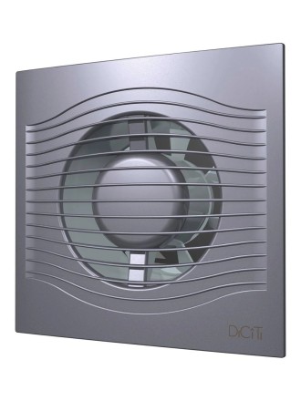 Бытовой вентилятор осевой DICITI SLIM 4C D100мм Dark gray metal