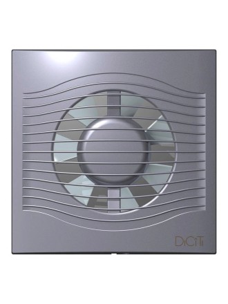 Бытовой вентилятор осевой DICITI SLIM 4C D100мм Dark gray metal