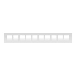 Вентиляционная решетка Благовест 60x400 серебро