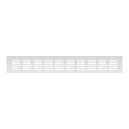 Вентиляционная решетка Благовест 60x400 серебро
