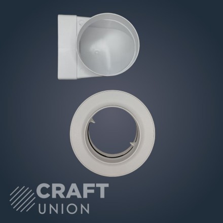 Клапан вентиляционный Craft Union Diaphragm Iris Pipe D100