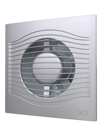 Бытовой вентилятор осевой DICITI SLIM 4C D100мм Gray metal
