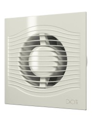 Бытовой вентилятор осевой DICITI SLIM 4C D100мм Ivory