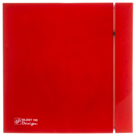 Вентилятор вытяжной Soler Palau SILENT-100 CRZ RED DESIGN 4C