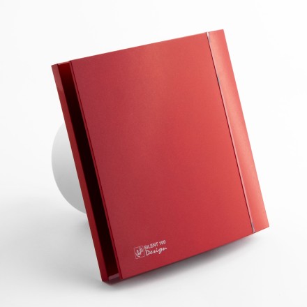 Вентилятор вытяжной Soler Palau SILENT-100 CRZ RED DESIGN 4C