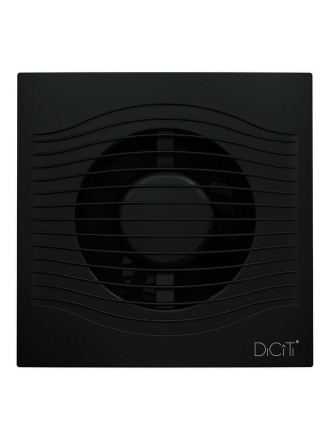Бытовой вентилятор осевой DICITI SLIM 4C D100мм Matt Black