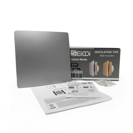 Накладной вентилятор Seicoi SMAZ04-01 Silver