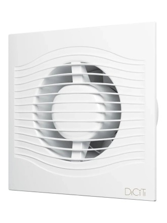 Бытовой вентилятор осевой DICITI SLIM 4C MRH D100мм White