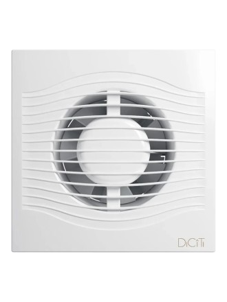 Бытовой вентилятор осевой DICITI SLIM 4C MRH D100мм White