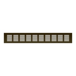 Вентиляционная решетка Благовест 60x400, бронза