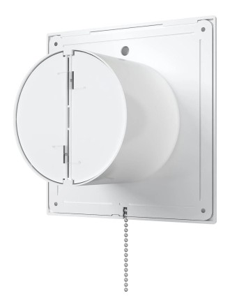 Бытовой вентилятор осевой DICITI SLIM 4C-02 D100мм White
