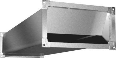 Шумоглушитель для прямоугольных воздуховодов Shuft SRr 700x400/1000