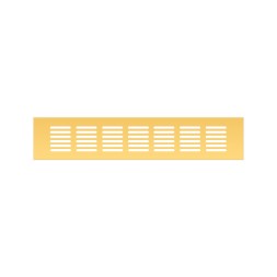 Вентиляционная решетка Благовест 60x300 золото