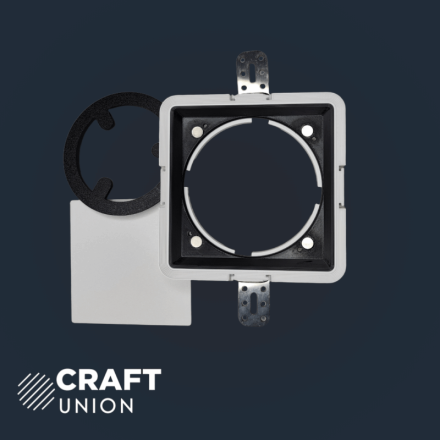 Теневые диффузоры для гипсокартона Craft Union GK One Click 180х180 мм D125