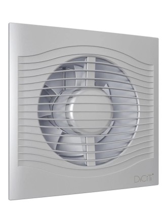 Бытовой вентилятор осевой DICITI SLIM 5C D125мм Gray metal