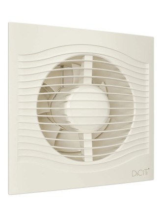 Бытовой вентилятор осевой DICITI SLIM 5C D125мм Ivory