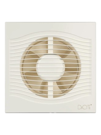 Бытовой вентилятор осевой DICITI SLIM 5C D125мм Ivory