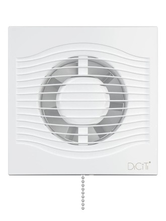 Бытовой вентилятор осевой DICITI SLIM 5C-02 D125мм White