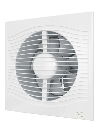 Бытовой вентилятор осевой DICITI SLIM 6C D150мм White