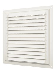 Решетка металлическая с сеткой Era 2525МЭ 250х250 Ivory