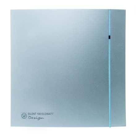Вентилятор вытяжной Soler Palau SILENT-100 CHZ SILVER DESIGN ECOWATT