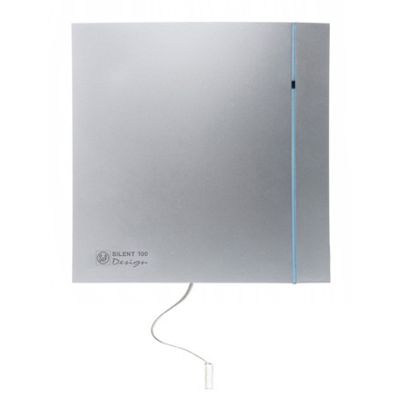 Вентилятор вытяжной Soler Palau SILENT-100 CMZ SILVER DESIGN