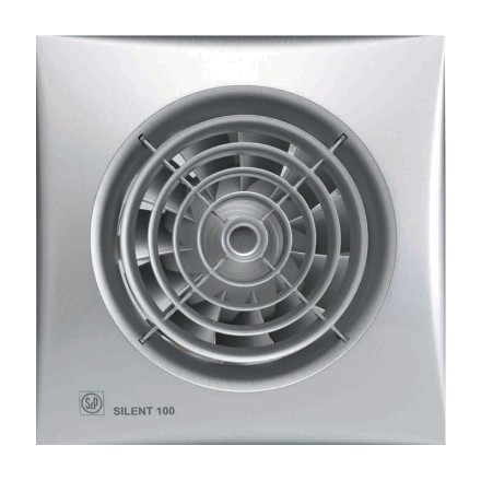 Накладной вентилятор Soler &amp; Palau SILENT-100 CHZ SILVER