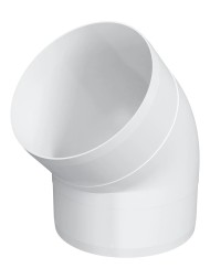 Колено 45° для круглых каналов ERA 10ККП 45° 100x45