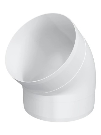 Колено 45° для круглых каналов ERA 12,5ККП 45° 125x45