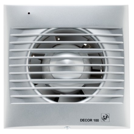 Вентилятор вытяжной Soler Palau DECOR-100C Silver 13Вт